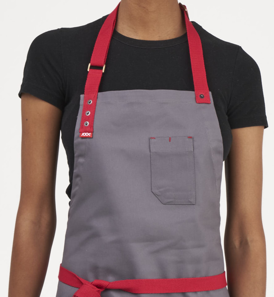 grey modern apron